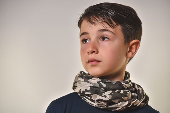 Ritratto artistico d'infanzia in stile Fine Art, fotografo bambini Treviso – Ferruccio Munzittu