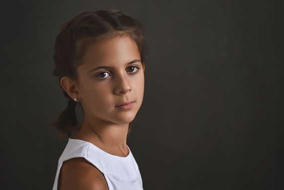 Ritratto artistico d'infanzia in stile Fine Art, fotografo bambini Treviso – Ferruccio Munzittu